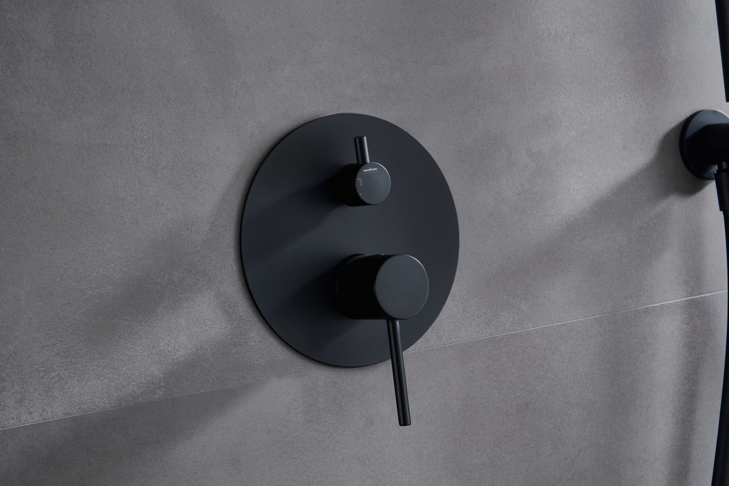 Eengreeps inbouwdoucheset Monza matzwart