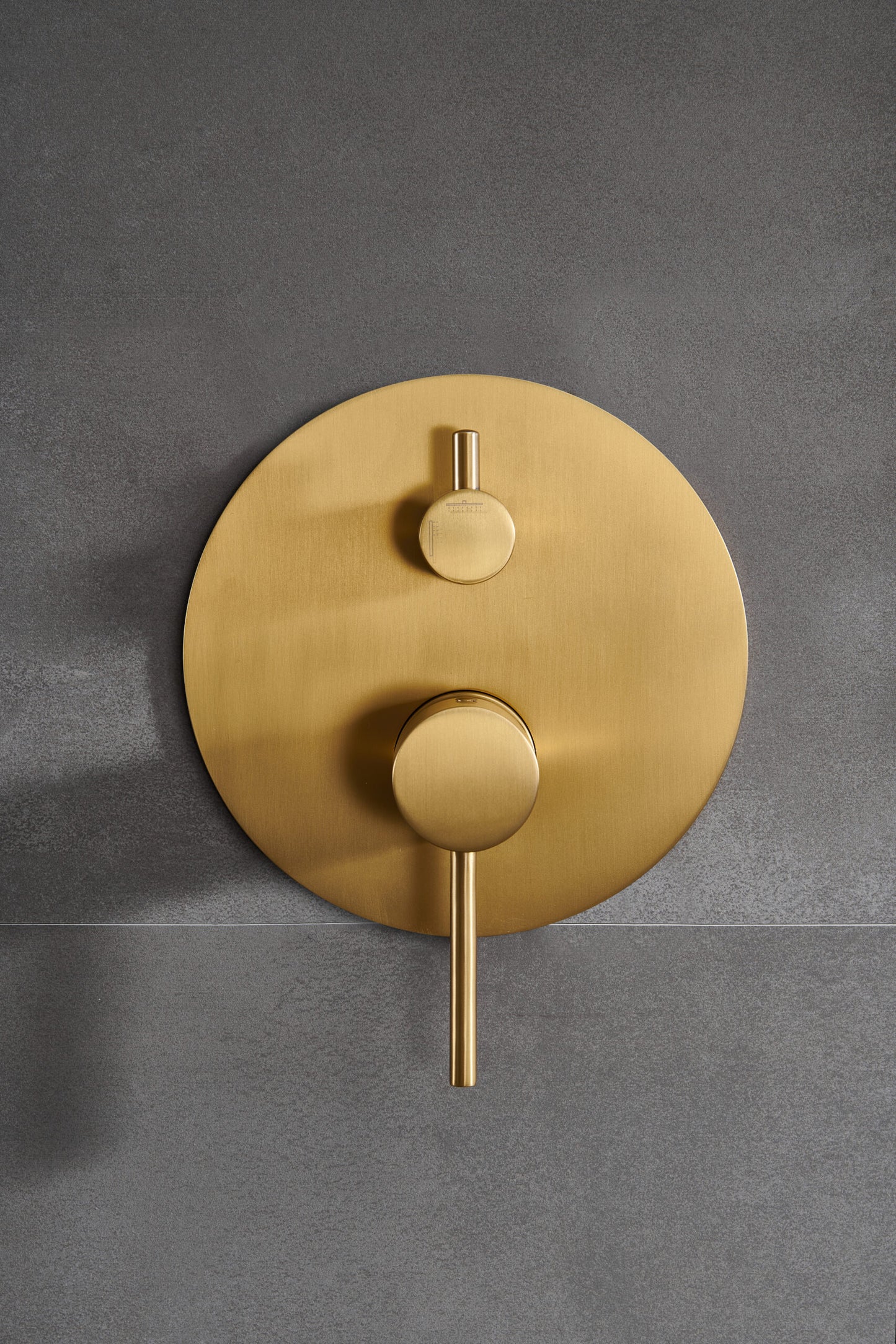 Eengreeps inbouwdoucheset Monza geborsteld goud