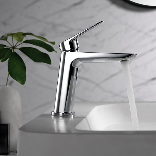 Eengreeps mengkraan voor inbouw wastafel Belgica