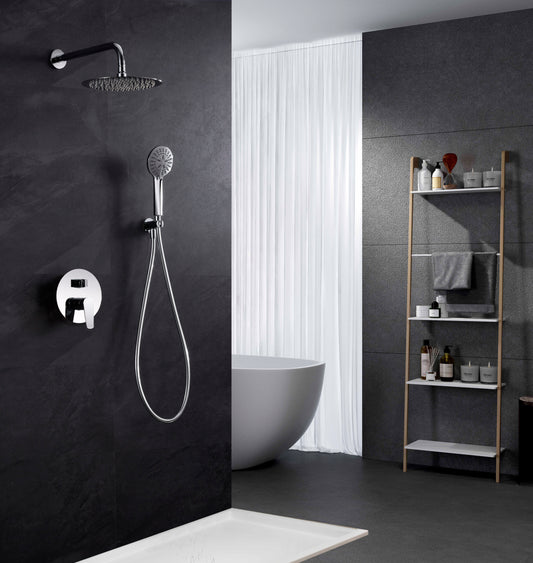 Eengreeps douche set inbouw Belgica