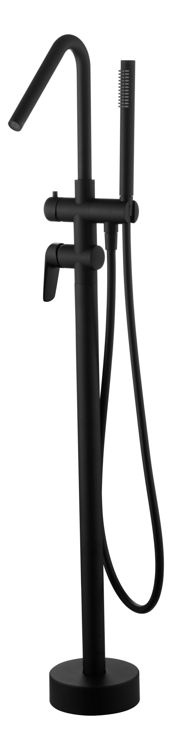 Vrijstaande badkraan Belgica matzwart