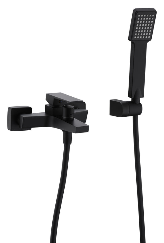 Eengreeps bad/douchemengkraan Art matzwart