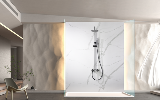 Eengreeps doucheset Olimpo matzwart