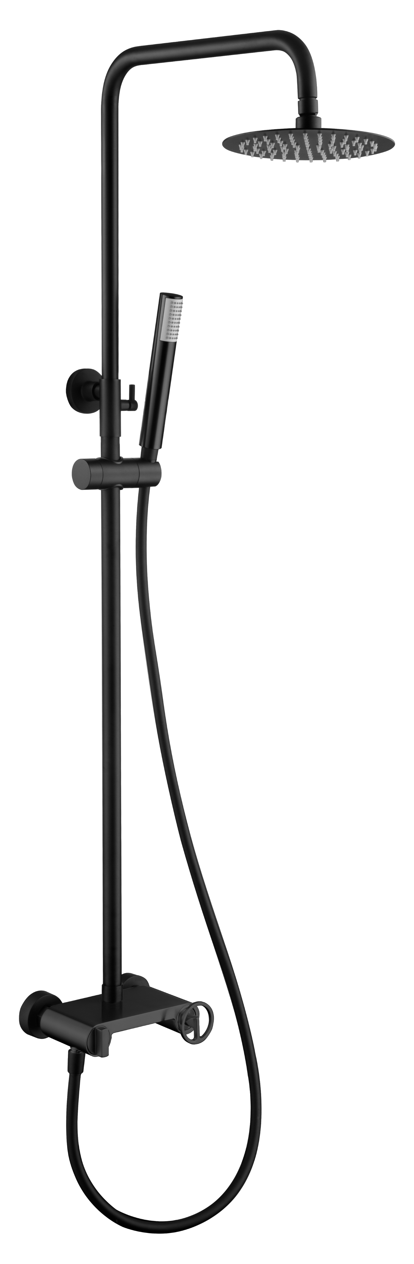 Eengreeps doucheset Olimpo matzwart