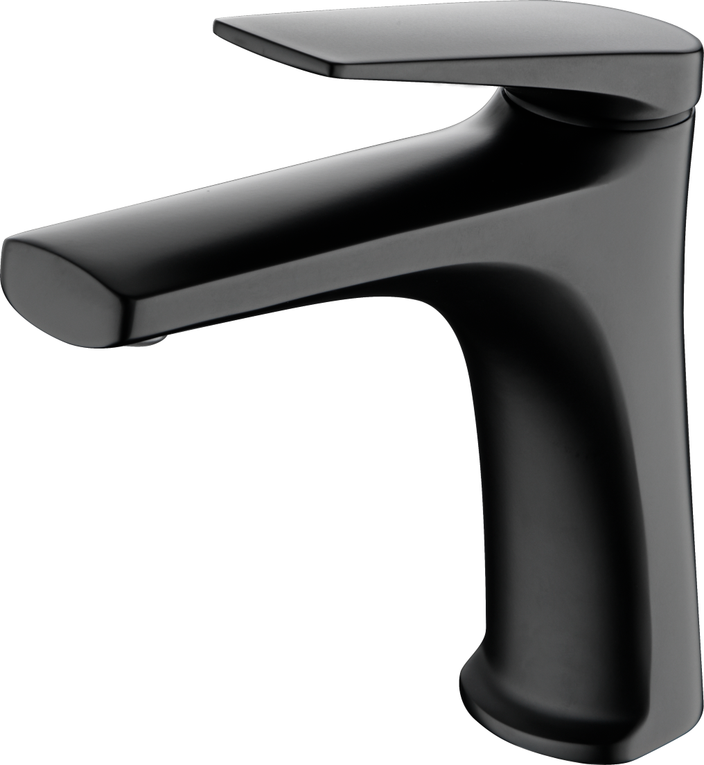 Eengreeps wastafelmengkraan Delos matzwart
