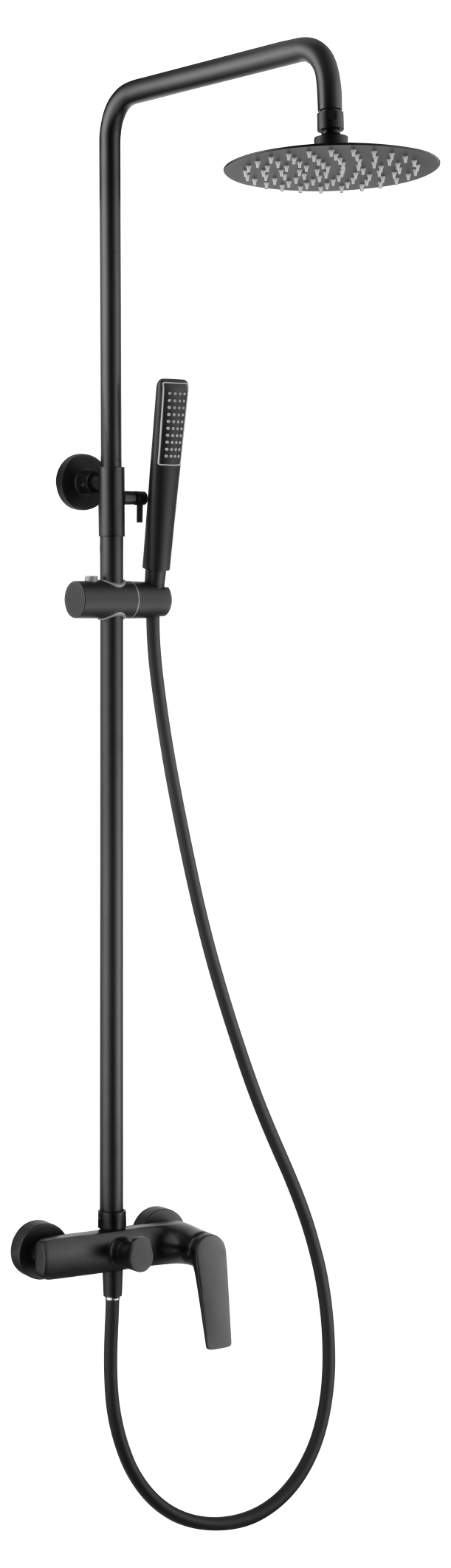 Eengreeps doucheset Delos matzwart