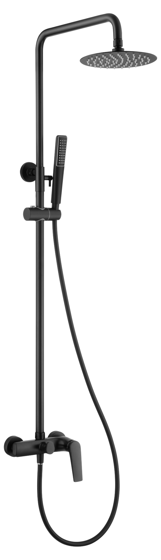 Eengreeps doucheset Delos matzwart