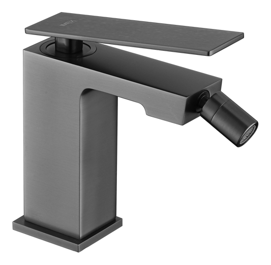 Eengreeps bidetmengkraan Pisa black gun metal