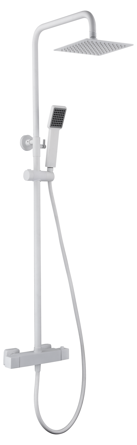 Thermostatische doucheset Art mat wit
