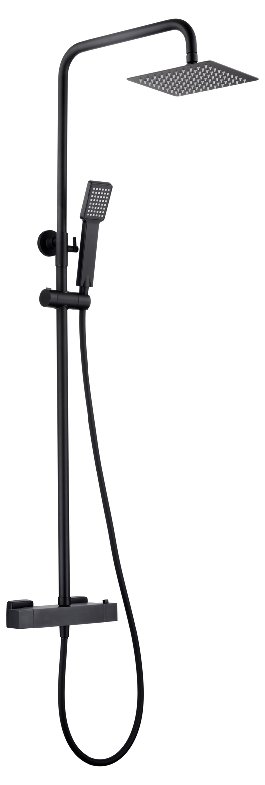 Thermostatische doucheset Art matzwart