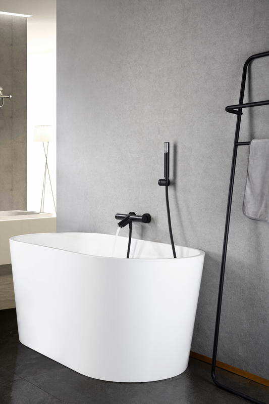 Thermostatische bad/douchemengkraan Monza matzwart