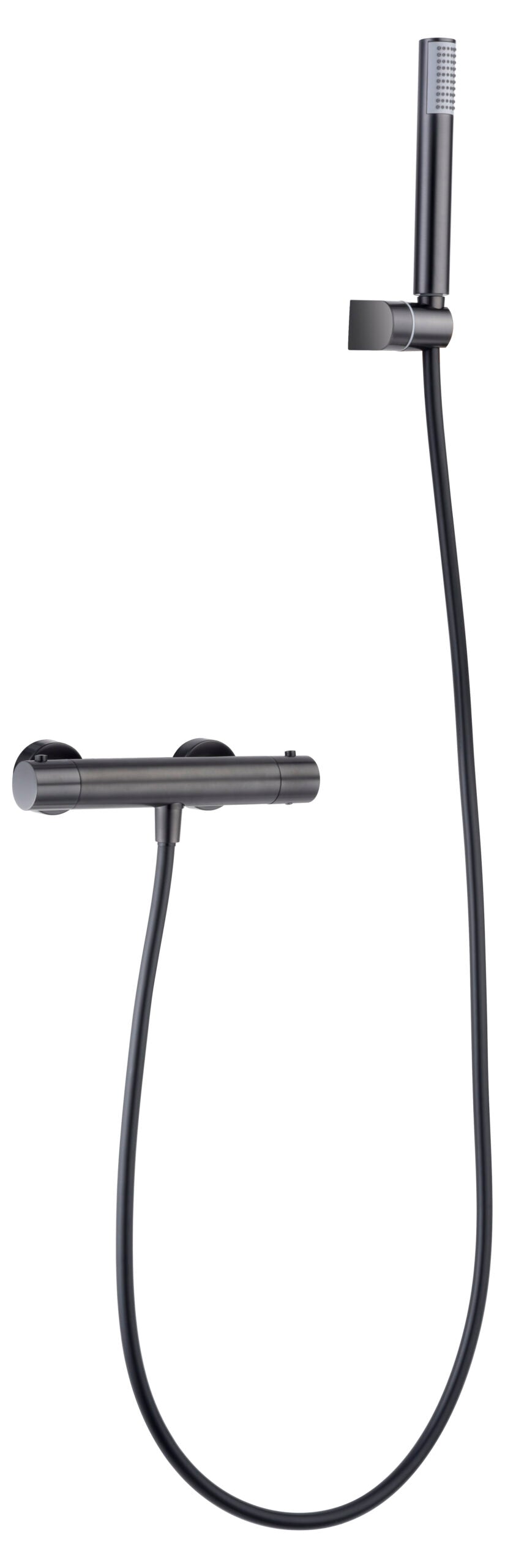Thermostatische douchemengkraan Monza black gun metal