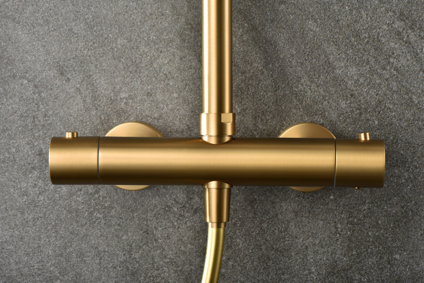 Thermostatische doucheset Monza geborsteld goud