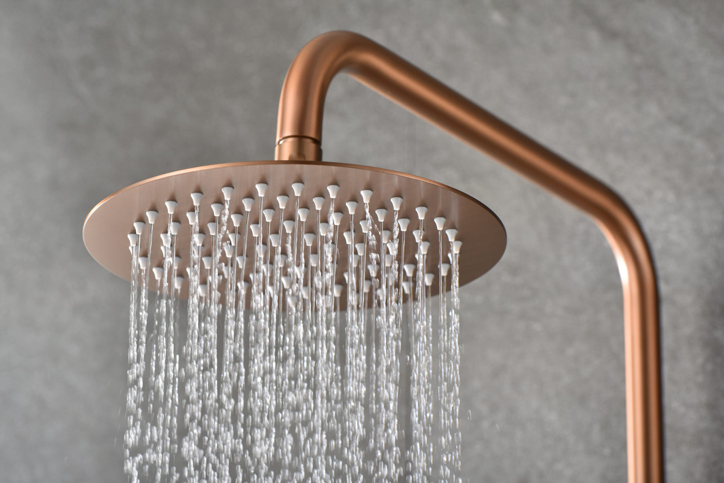 Thermostatische doucheset Monza geborsteld roségoud