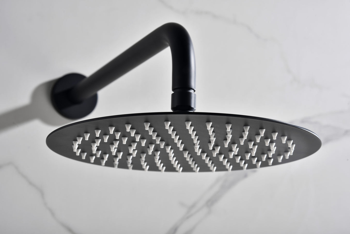 Thermostatische douche-inbouwset Monza matzwart