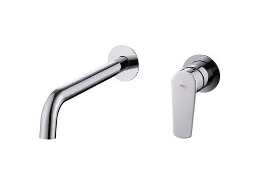 Eengreeps mengkraan wastafel inbouw Belgica