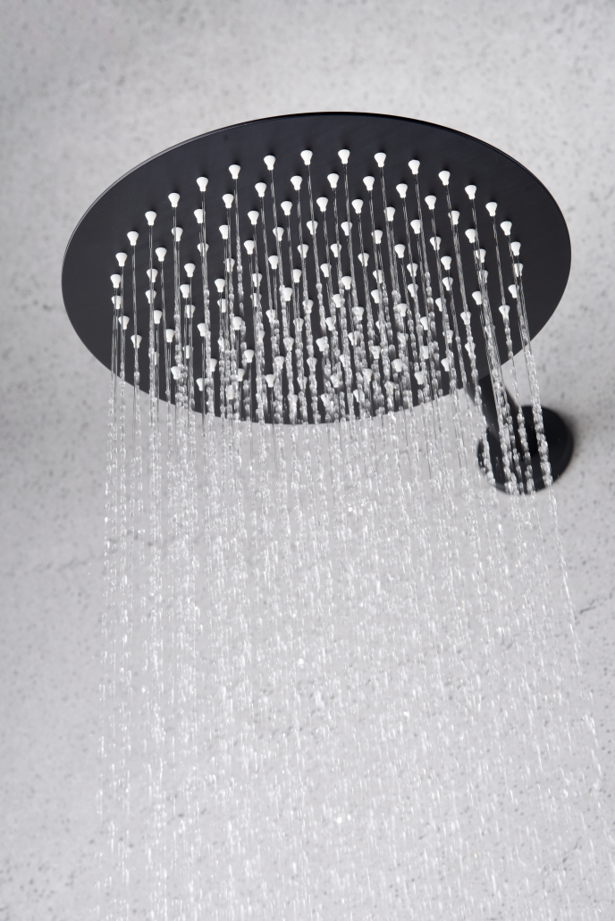 Inbouwdoucheset Olimpo matzwart