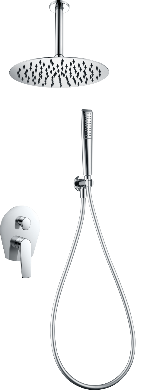 Eengreeps inbouwdoucheset Paros