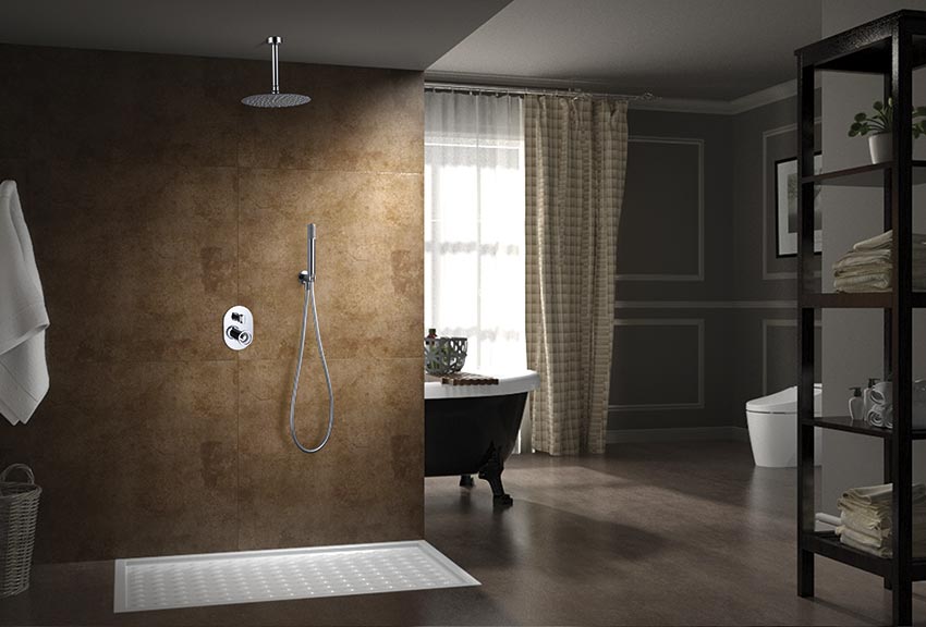 Inbouwdoucheset Vesubio