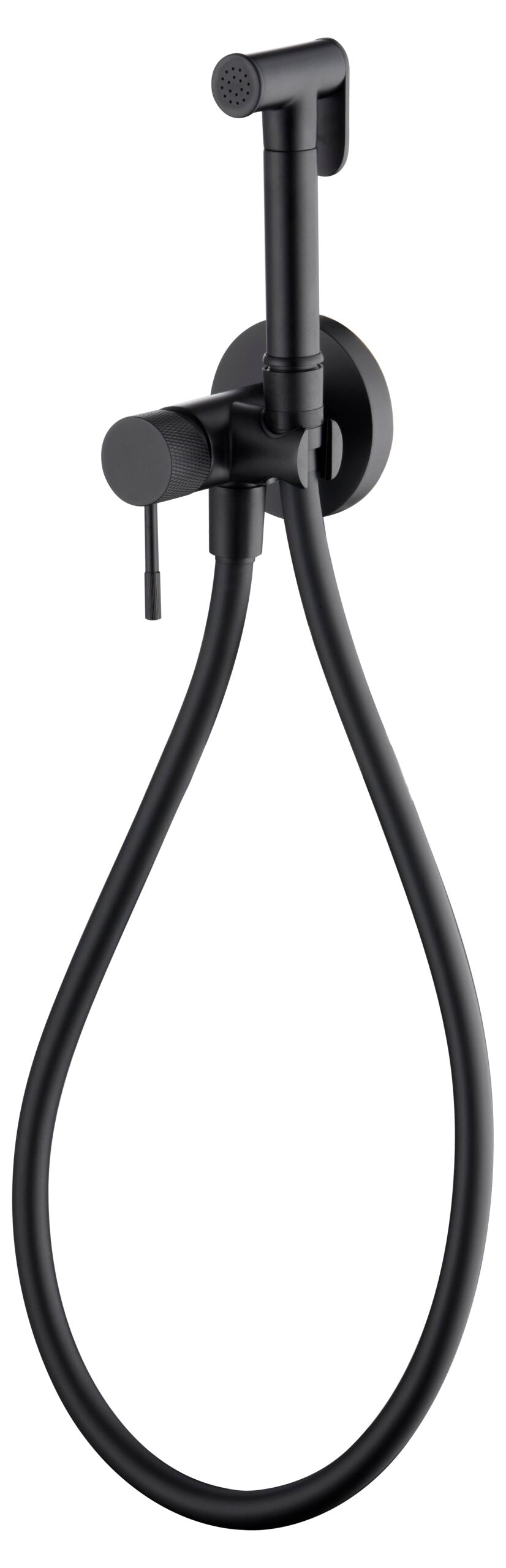 Bidetmengkraan inbouw Line matzwart