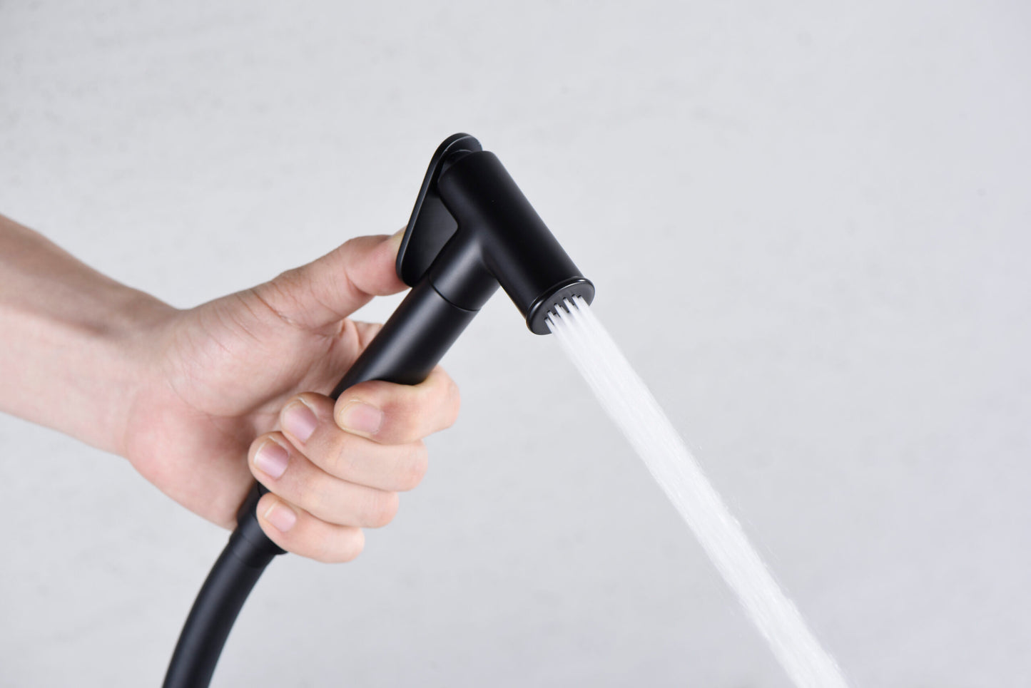 Bidetmengkraan inbouw Line matzwart