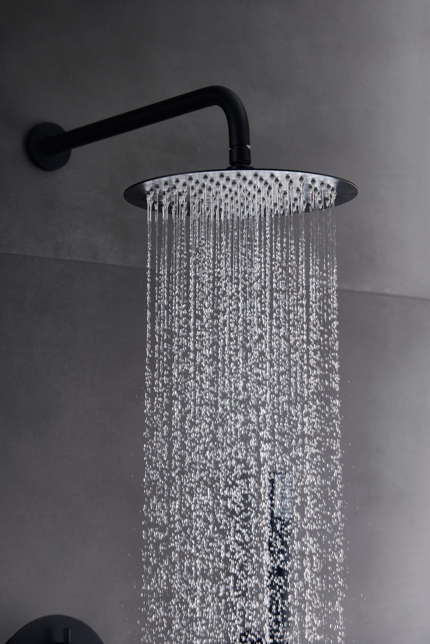 Eengreeps inbouwdoucheset Monza matzwart