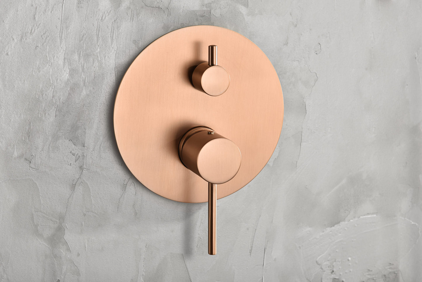 Eéngreepsdoucheset voor inbouw Monza geborsteld roségoud