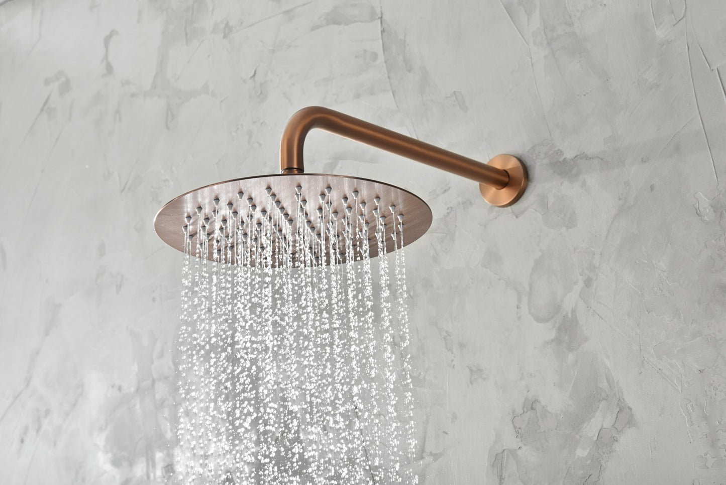 Eéngreepsdoucheset voor inbouw Monza geborsteld roségoud