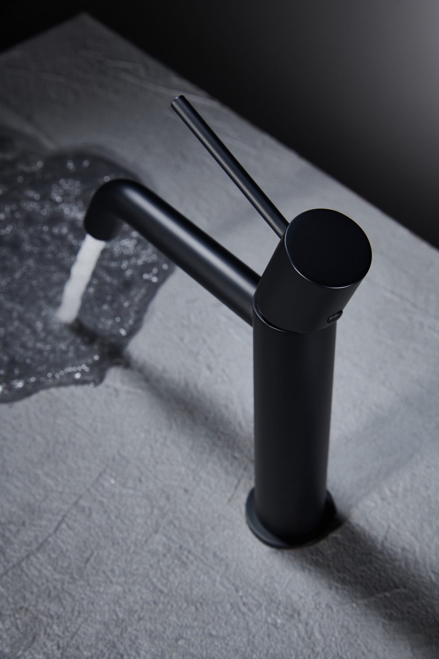 Eengreeps wastafelmengkraan Monza matzwart