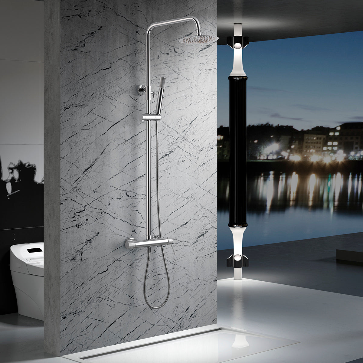 Eengreepsdoucheset Line