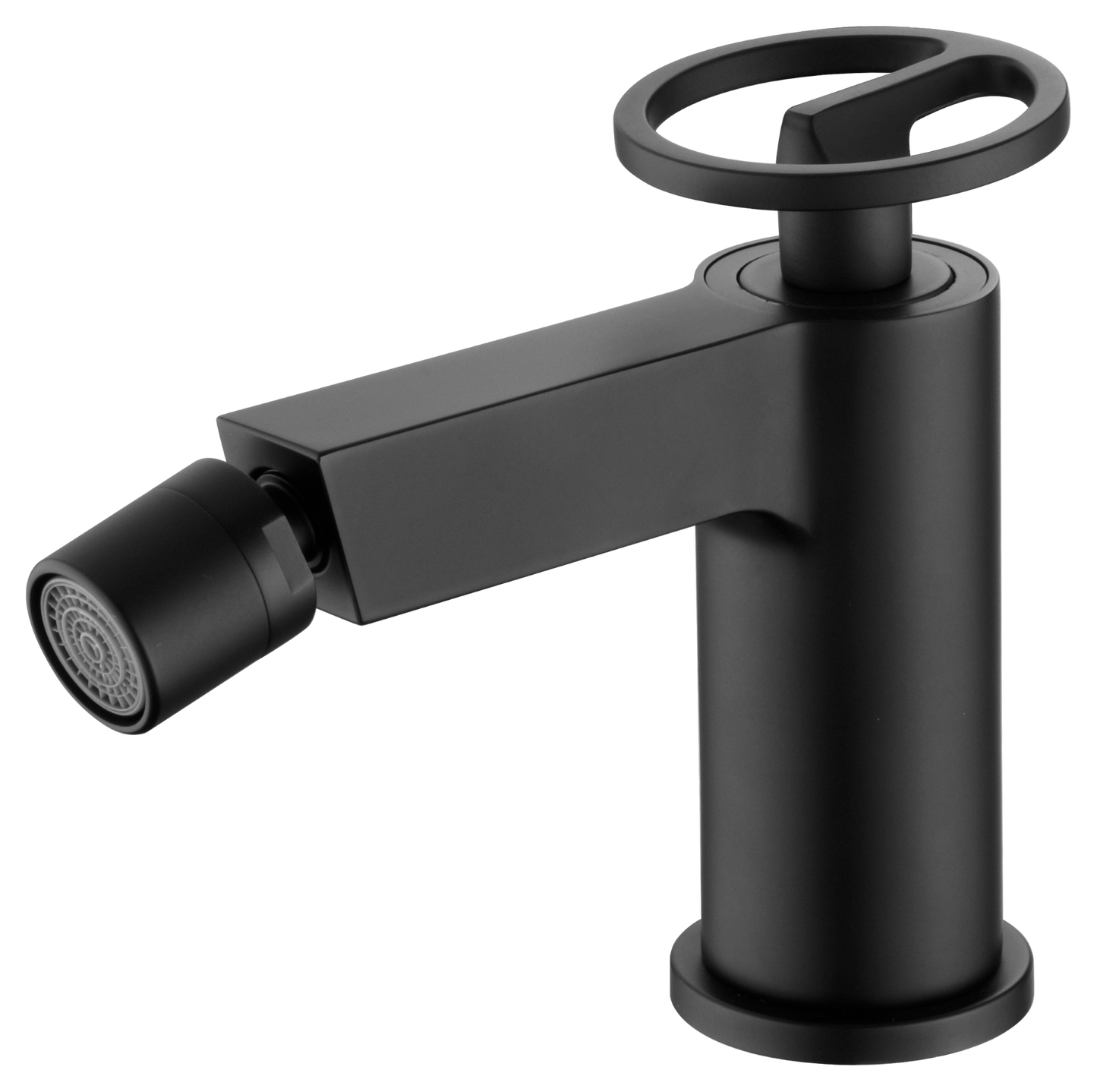 Eengreeps bidetmengkraan Olimpo matzwart