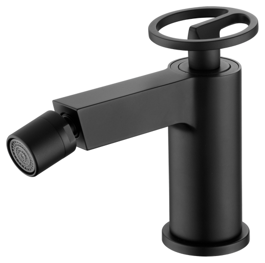 Eengreeps bidetmengkraan Olimpo matzwart