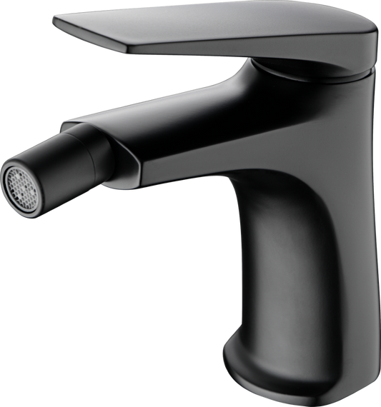 Eengreeps bidetmengkraan Delos matzwart