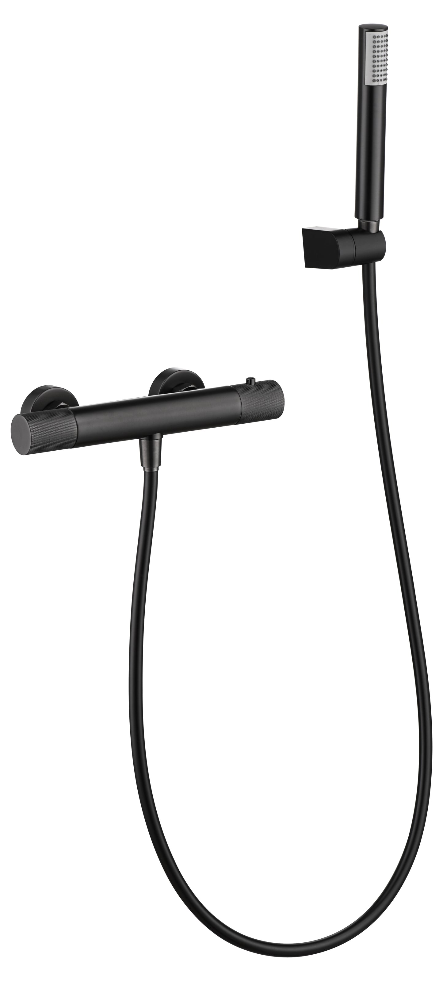 Thermostatische douchekraan Line black gun metal