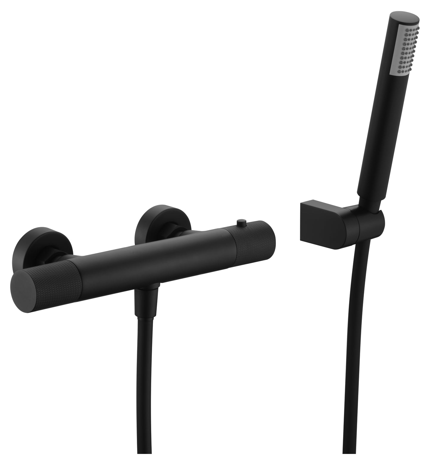 Thermostatische douchemengkraan Line matzwart