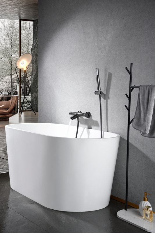 Thermostatische bad/douchemengkraan Monza black gun metal