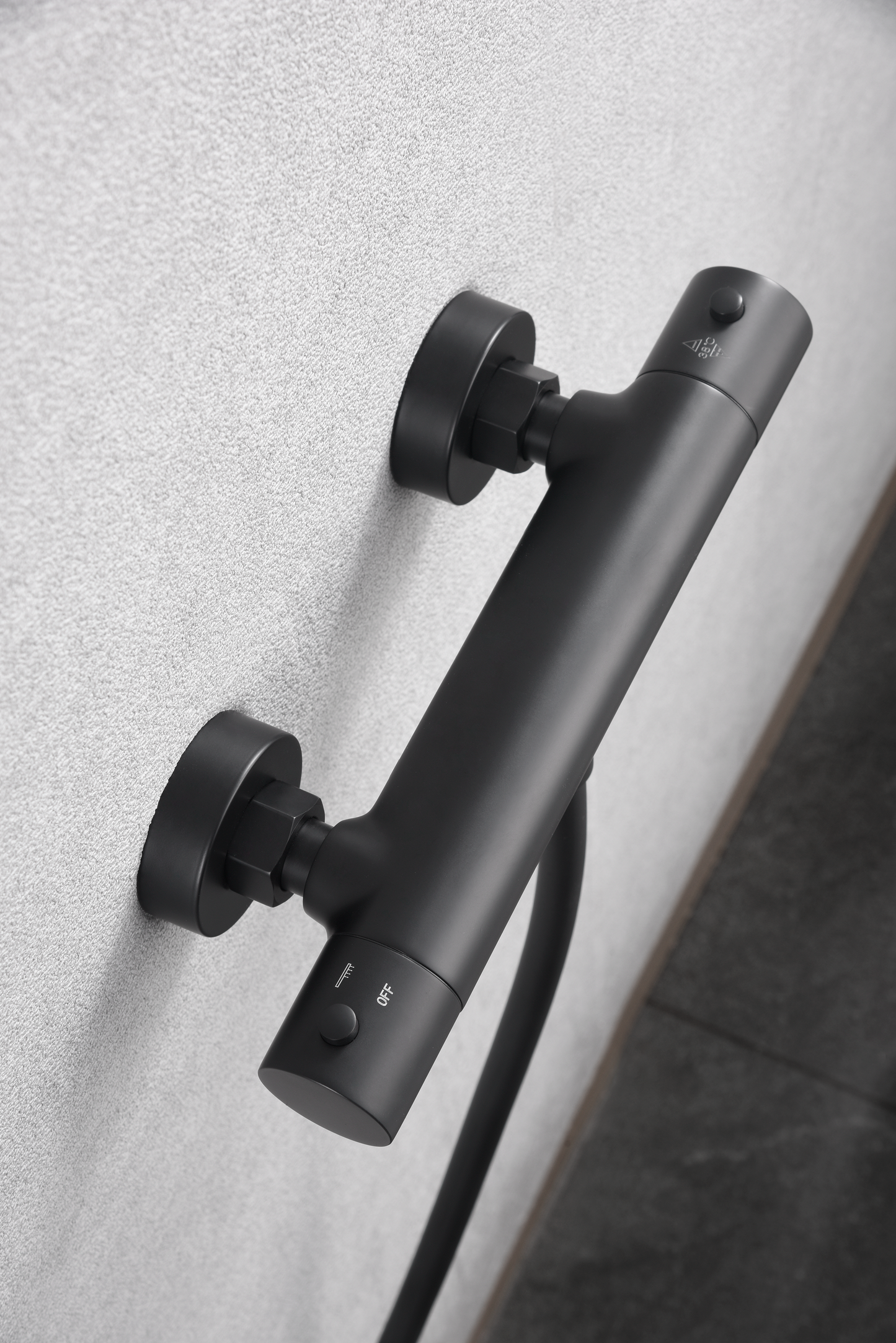 Thermostatische douchemengkraan Monza matzwart