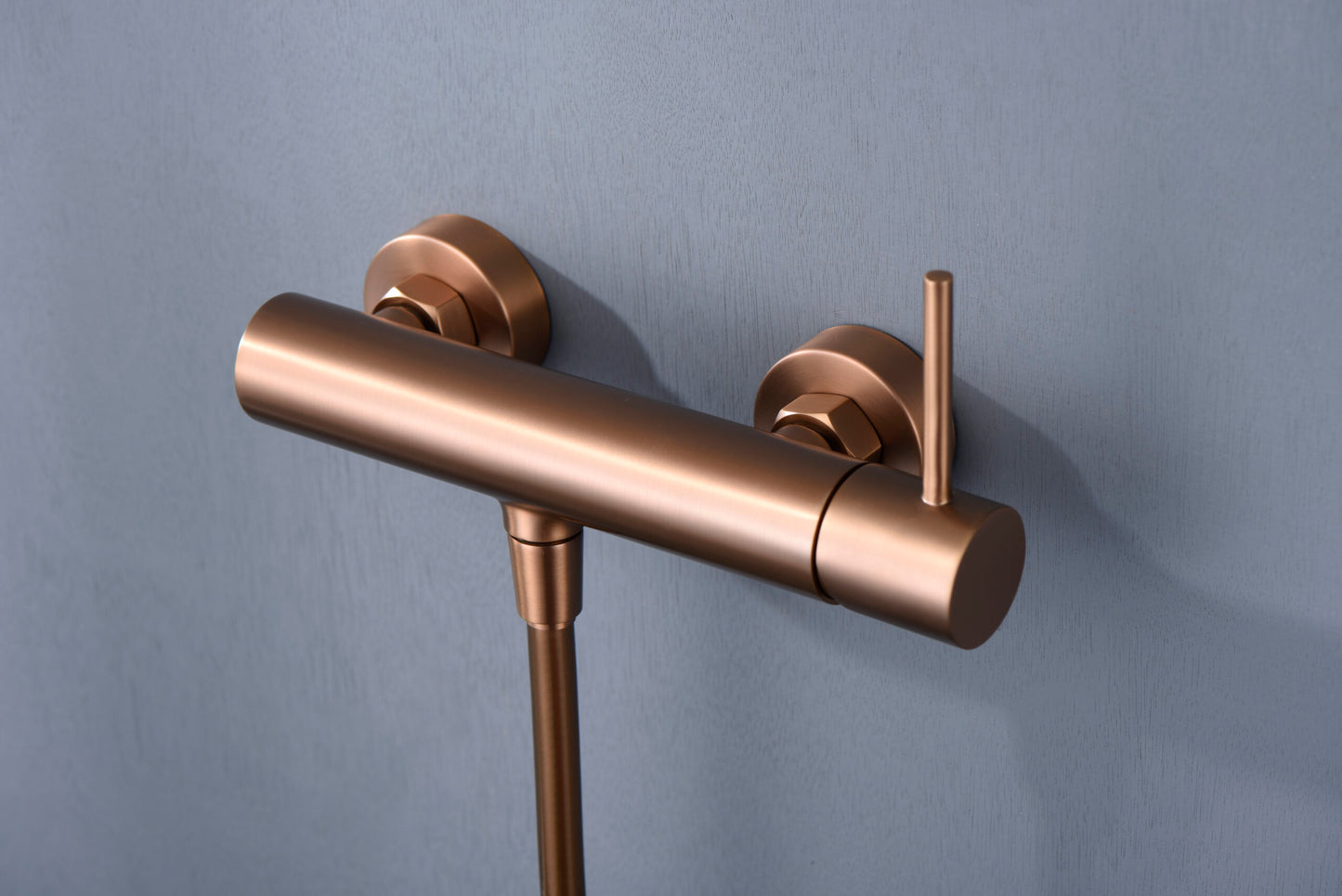 Eéngreepsdouchekraan Monza geborsteld roségoud