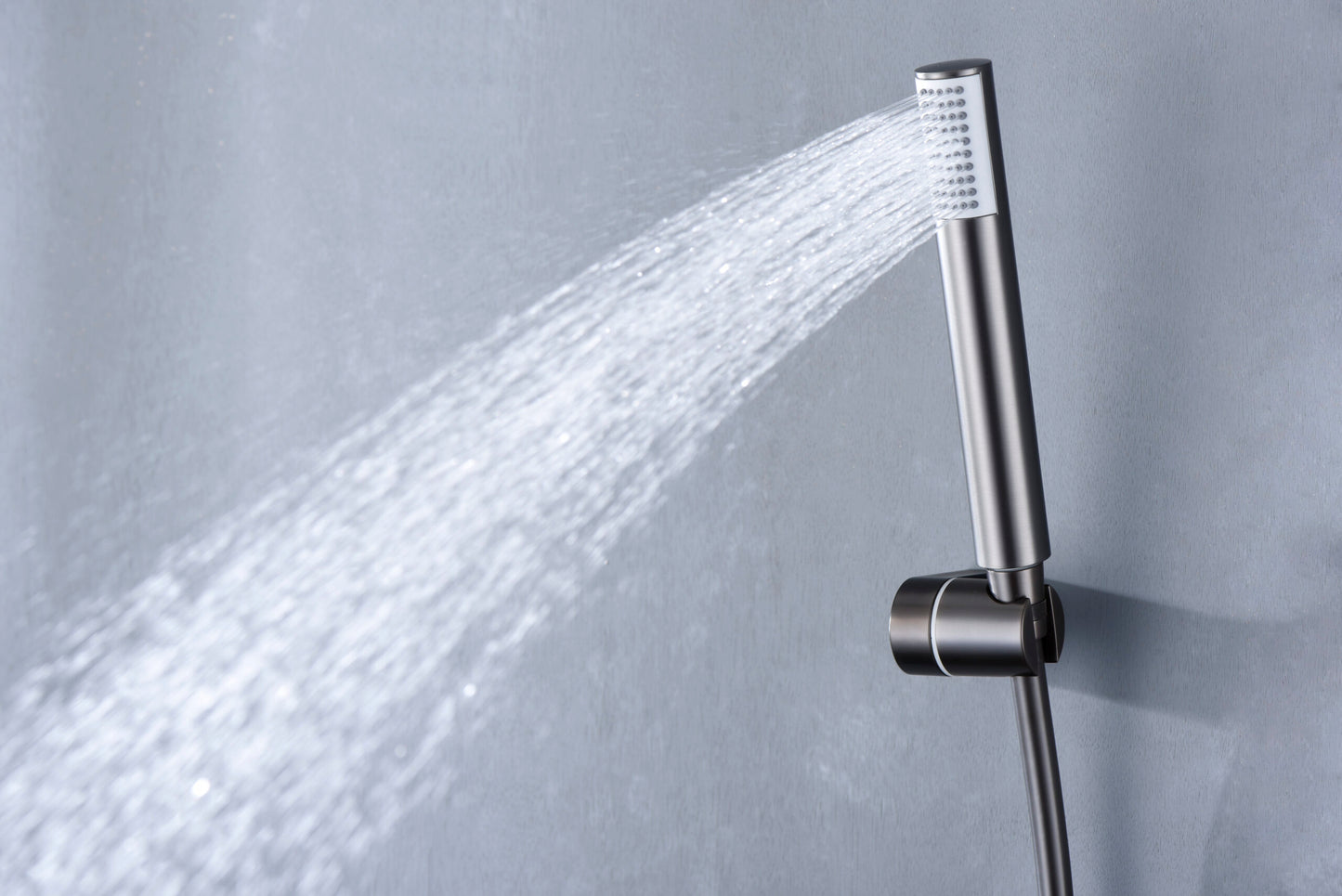 Eengreepsdouchekraan Monza black gun metal