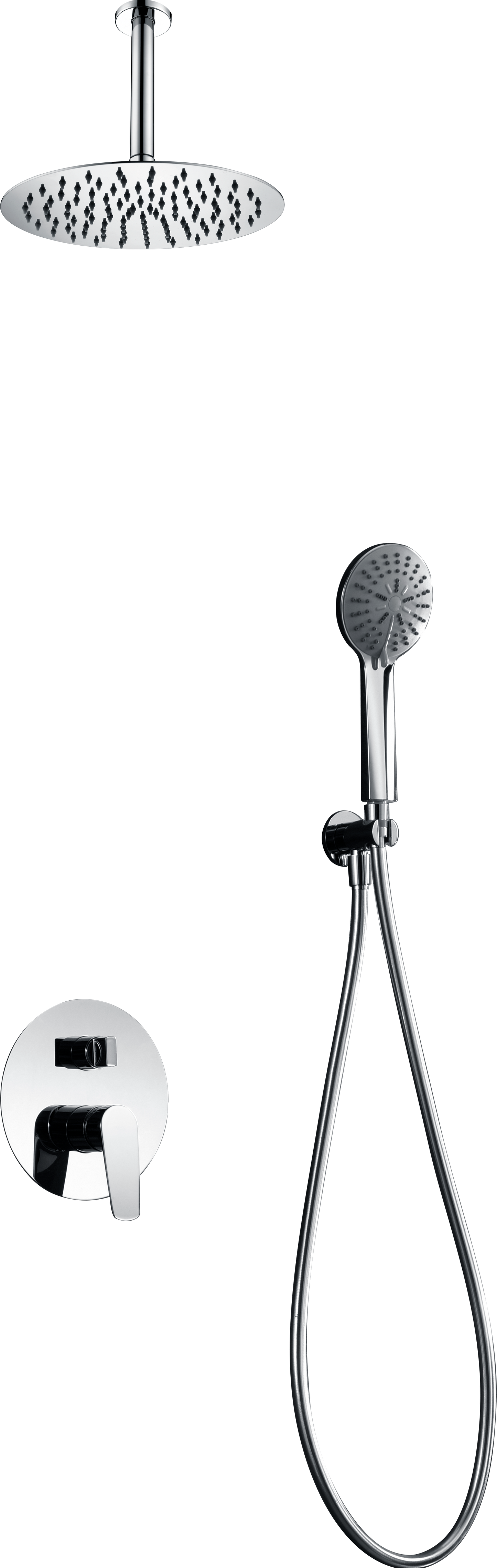 Eengreeps douche set inbouw Bruselas