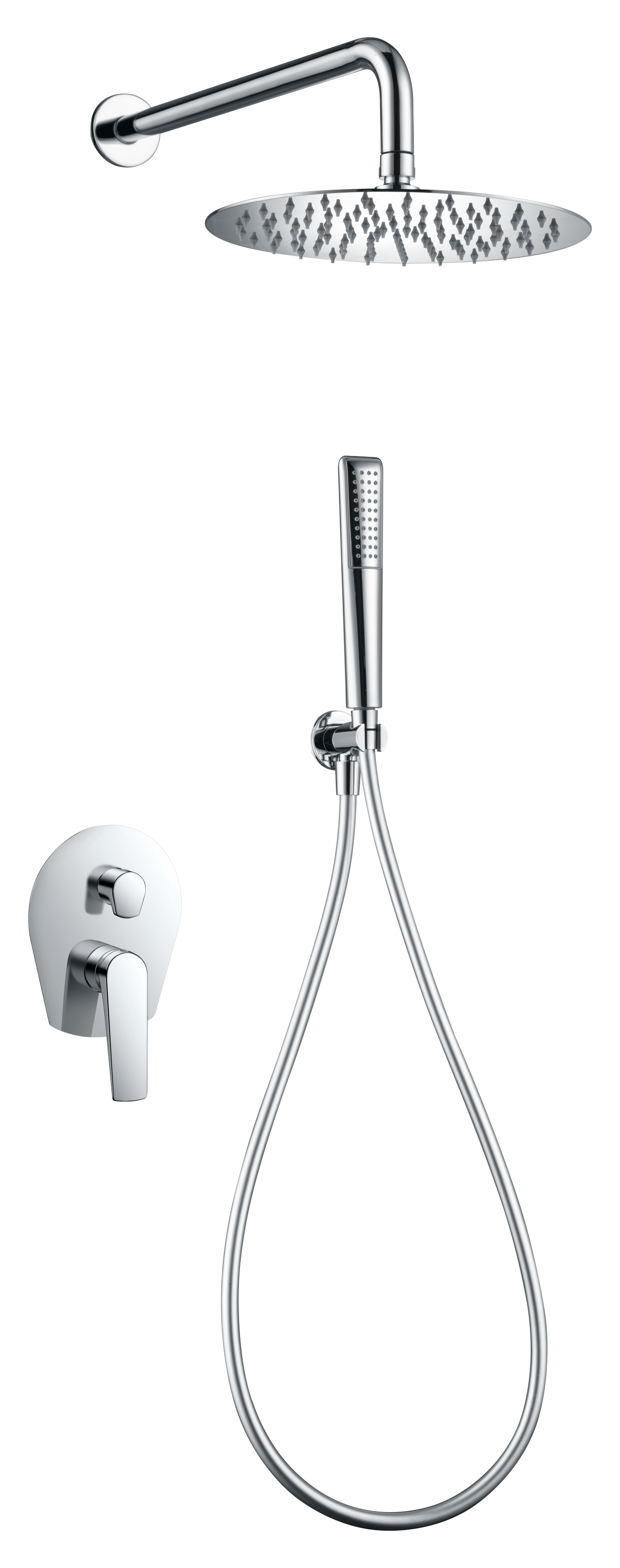 Eengreeps inbouwdoucheset Delos