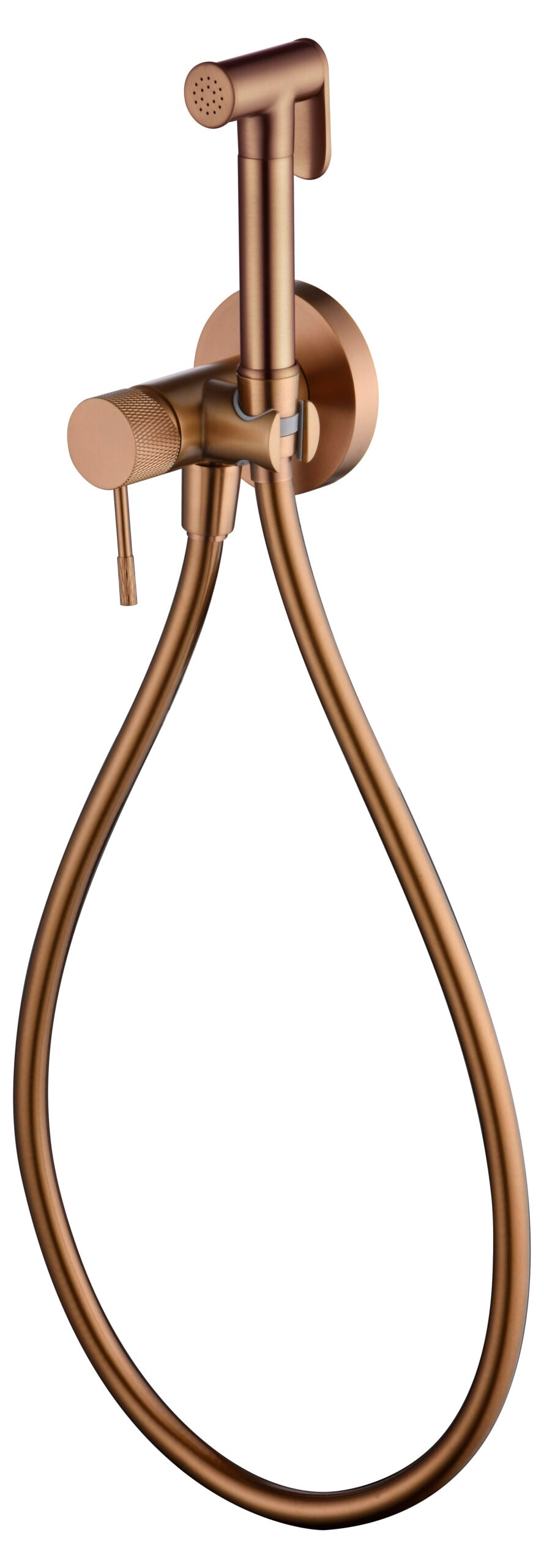 Bidetmengkraan inbouw Line geborsteld roségoud